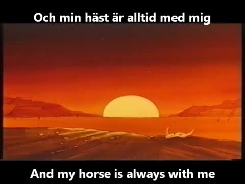 Tecknat Barn Svenska:Lucky Luke TV Serie (1985-1986) VHSRIPPEN (Svenska) End Scene