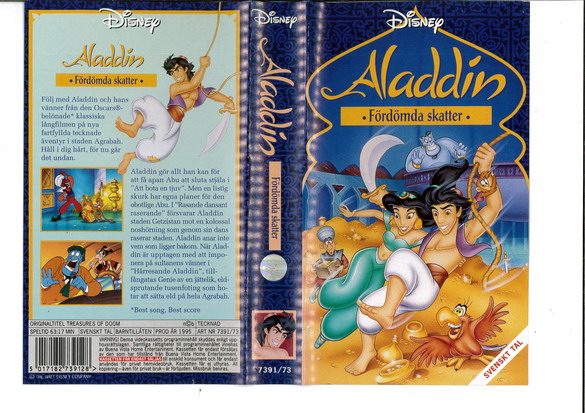Tecknat Barn Svenska:Aladdin TV Serie (1995-1996) VHSRIPPEN (Engelska) Trailer (HD)