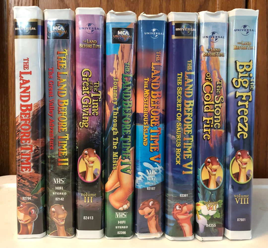 Tecknat Barn Svenska:Landet För Längesedan Filmer (1988-1998) VHSRIPPEN (Engelska) Trailer