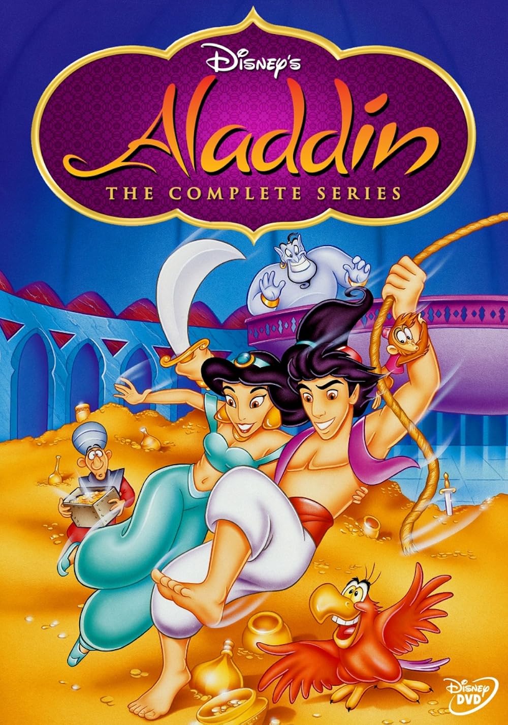 Tecknat Barn Svenska:Aladdin TV Serie (1995-1996) VHSRIPPEN (Engelska) Opening Scene (4K)