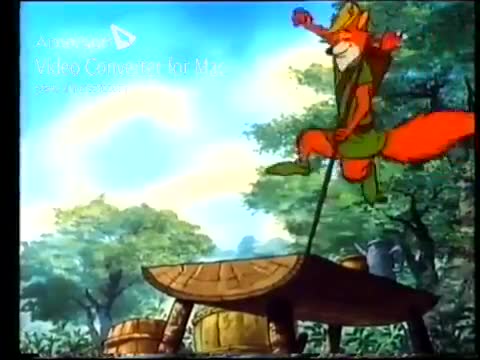 Tecknat Barn Svenska:Robin Hood (1973 Walt Disney Home Video AB) VHSRIPPEN (Engelska) Videotrailer (4K)