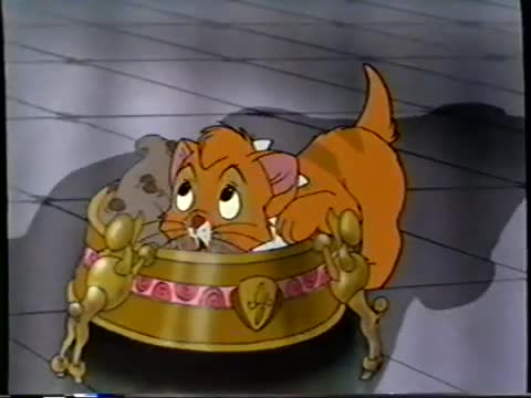 Tecknat Barn Svenska:Oliver och Gänget (1988) VHSRIPPEN (Engelska) Trailer (4K)